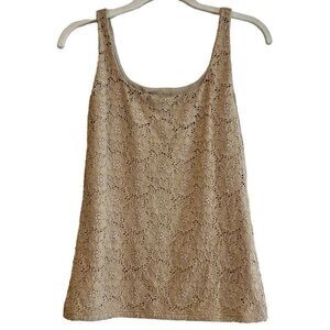 White House Black Market Women’s Lace Tank Small